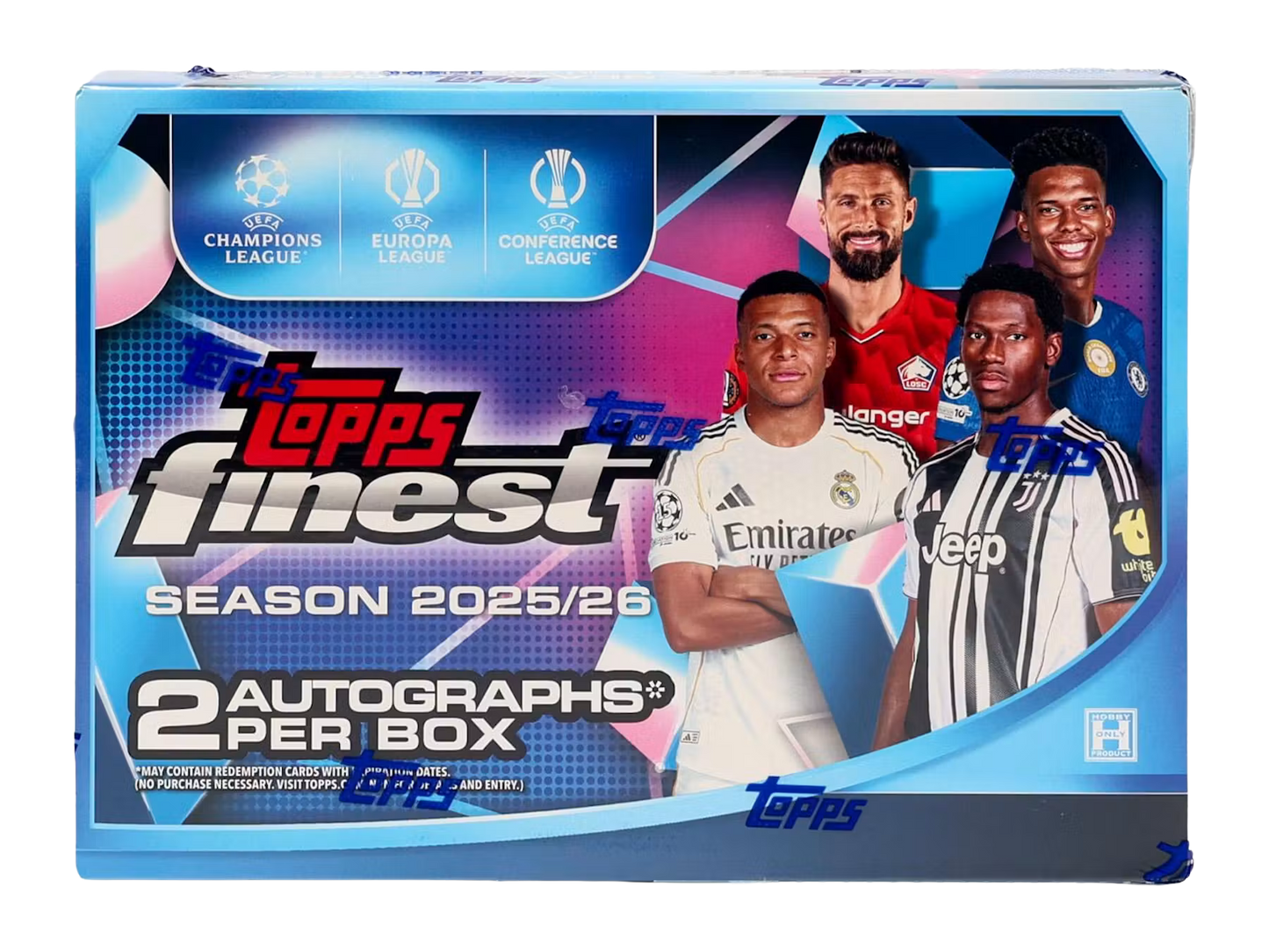 2025-26 Topps UEFA Club Competitions Finest Soccer Hobby Box