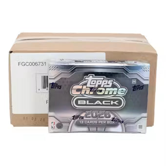 2025-26 Topps Chrome Black Basketball Hobby 8-Box Case