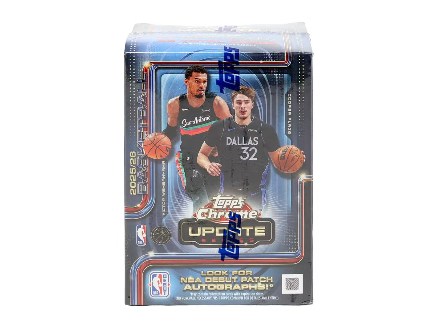 2025-26 Topps Chrome Update Series Basketball Blaster Box